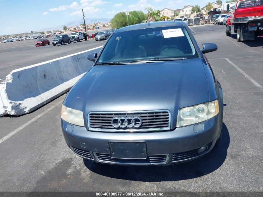 2003 Audi A4 1.8T VIN: WAULC68E53A138670 Lot: 40100977