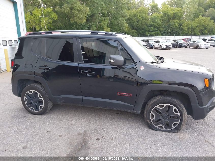 2015 Jeep Renegade Trailhawk VIN: ZACCJBCT4FPB28403 Lot: 40100985