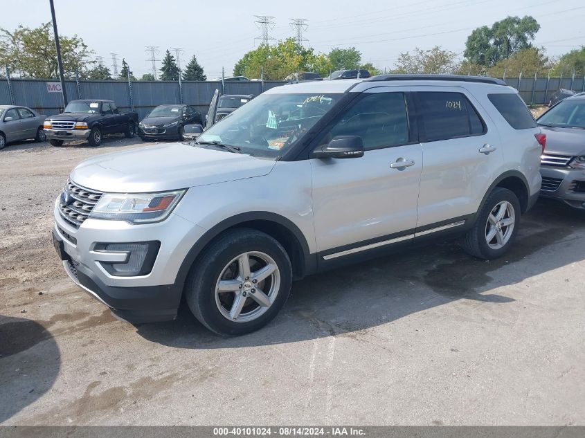 1FM5K8D85HGD65674 2017 FORD EXPLORER - Image 2