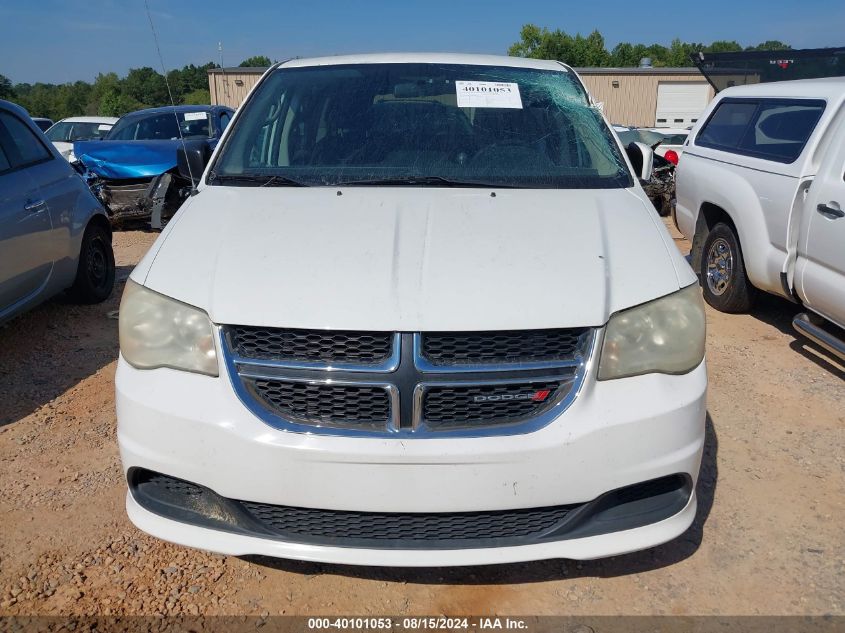 2012 Dodge Grand Caravan Se/Avp VIN: 2C4RDGBG5CR268700 Lot: 40101053