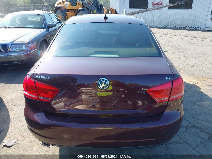 1VWBP7A39DC119642 2013 Volkswagen Passat Se