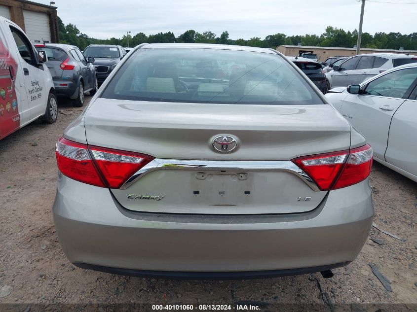 2015 Toyota Camry Le VIN: 4T4BF1FK5FR449506 Lot: 40101060