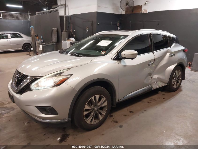 VIN 5N1AZ2MH4FN221792 2015 Nissan Murano, SL no.2