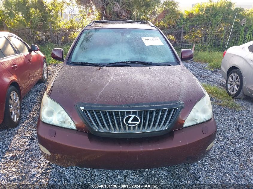 2008 Lexus Rx 350 350 VIN: JTJGK31U689851154 Lot: 40101136