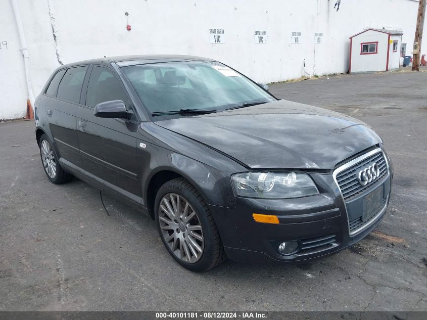 2007 Audi A3 2.0T VIN: WAUNF78P37A122237 Lot: 40101181