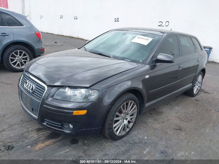 2007 Audi A3 2.0T VIN: WAUNF78P37A122237 Lot: 40101181