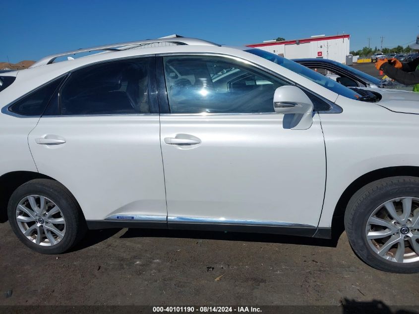 2011 Lexus Rx 450H VIN: JTJBC1BAXB2419439 Lot: 40101190