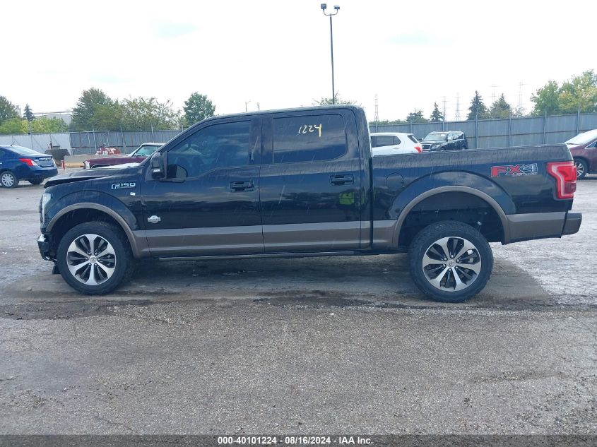 2017 FORD F-150 KING RANCH - 1FTEW1EF6HFB76227