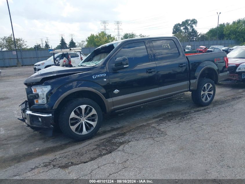 2017 FORD F-150 KING RANCH - 1FTEW1EF6HFB76227