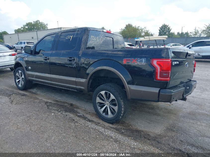 2017 FORD F-150 KING RANCH - 1FTEW1EF6HFB76227