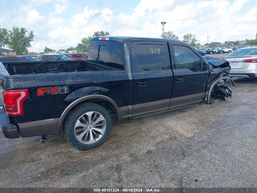 2017 FORD F-150 KING RANCH - 1FTEW1EF6HFB76227