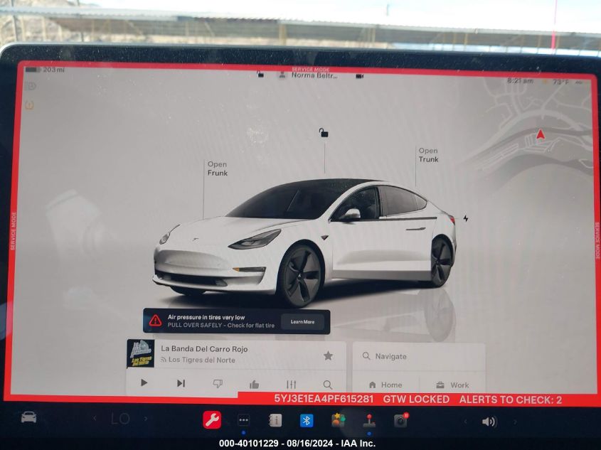 5YJ3E1EA4PF615281 2023 TESLA MODEL 3 - Image 17