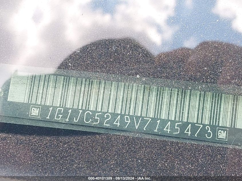 1997 Chevrolet Cavalier VIN: 1G1JC5249V7145473 Lot: 40101309