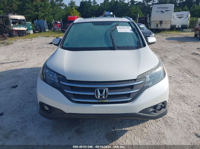 2013 Honda Cr-V Ex-L VIN: 5J6RM3H72DL049570 Lot: 40101346