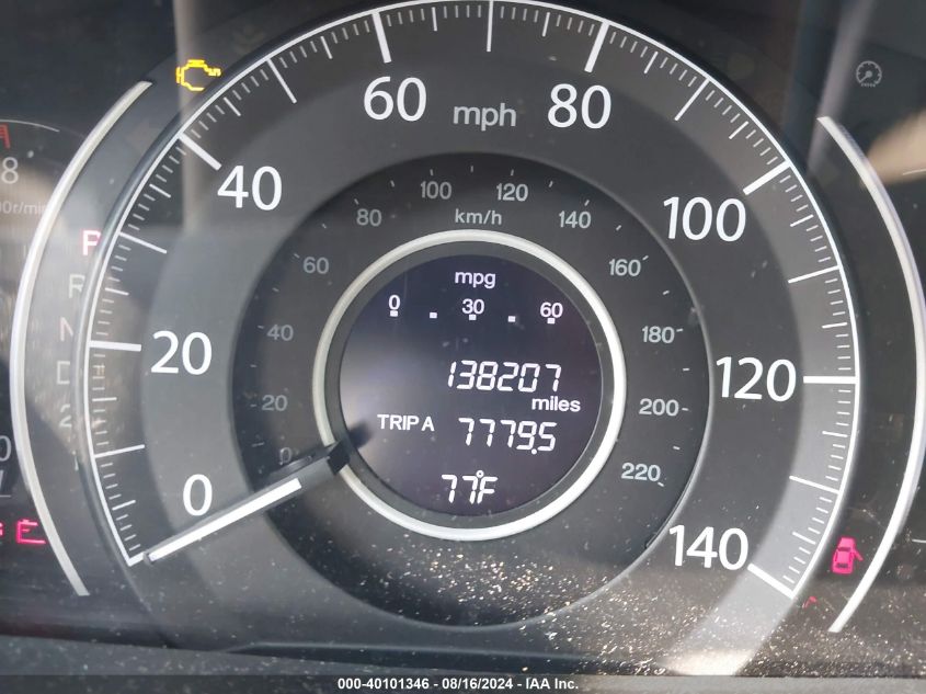 2013 HONDA CR-V EX-L - 5J6RM3H72DL049570