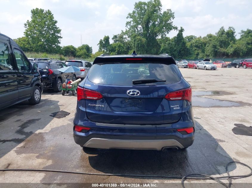 2017 Hyundai Santa Fe Sport 2.4L VIN: 5XYZUDLBXHG387291 Lot: 40101369