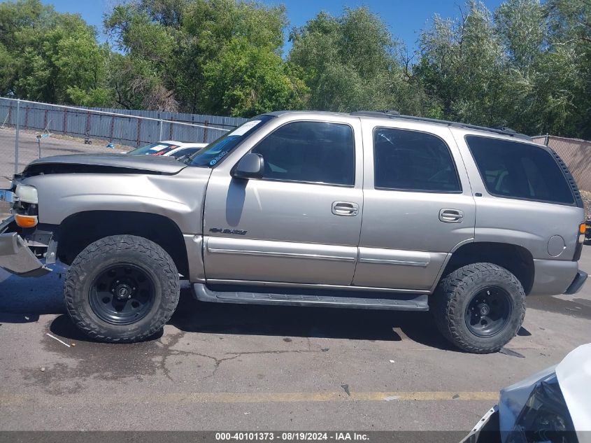 2001 Chevrolet Tahoe Lt VIN: 1GNEK13T41J170585 Lot: 40101373