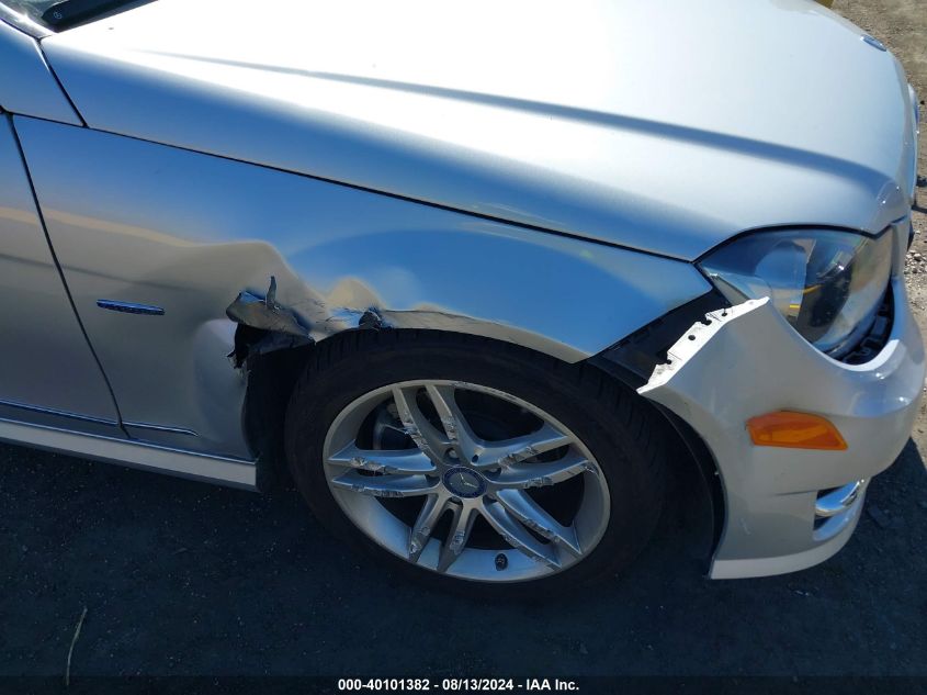 2012 Mercedes-Benz C 250 Luxury/Sport VIN: WDDGF4HB3CR219454 Lot: 40101382