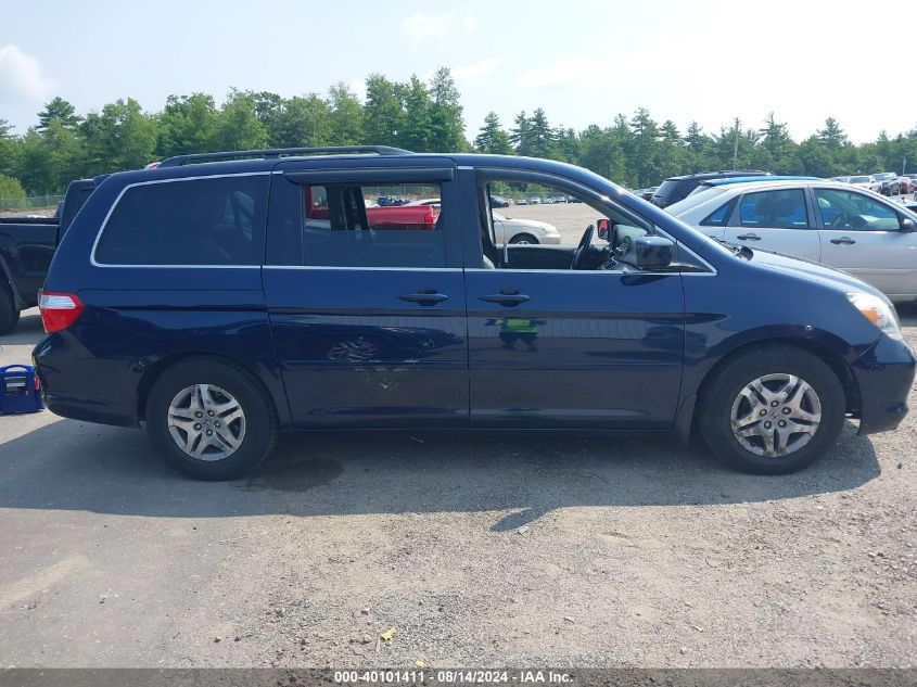 2007 Honda Odyssey Exl VIN: 5FNRL38797B077530 Lot: 40101411