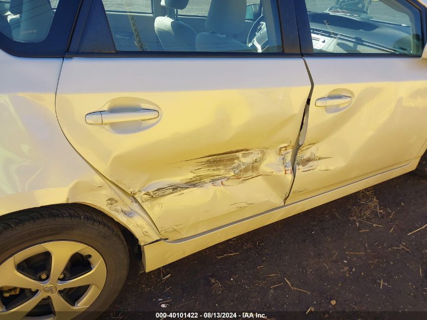 2012 Toyota Prius Two VIN: JTDKN3DU7C1532885 Lot: 40101422