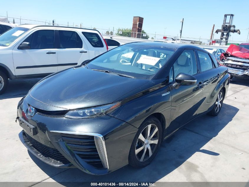 VIN JTDBVRBD5LA008219 2020 Toyota Mirai no.2