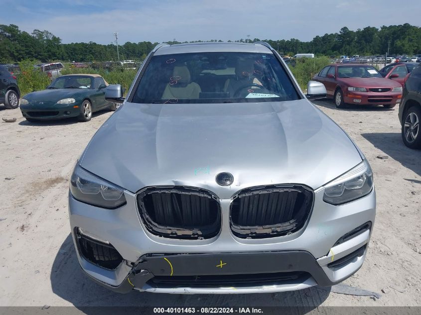 2019 BMW X3 Sdrive30I VIN: 5UXTR7C59KLE97765 Lot: 40101463