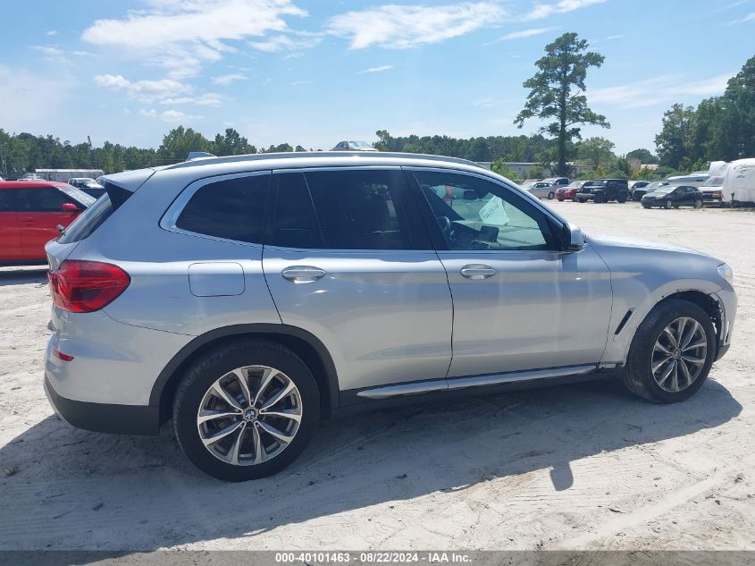 2019 BMW X3 Sdrive30I VIN: 5UXTR7C59KLE97765 Lot: 40101463