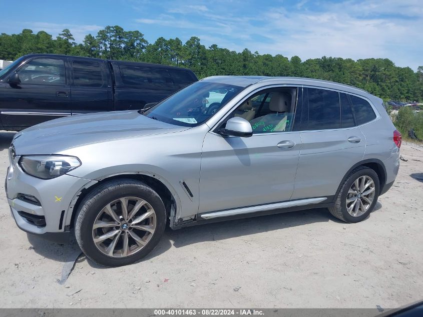 2019 BMW X3 Sdrive30I VIN: 5UXTR7C59KLE97765 Lot: 40101463