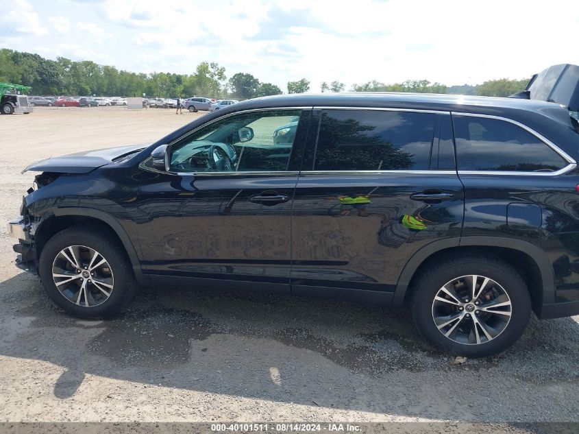 2019 Toyota Highlander Le Plus VIN: 5TDZZRFH4KS342632 Lot: 40101511