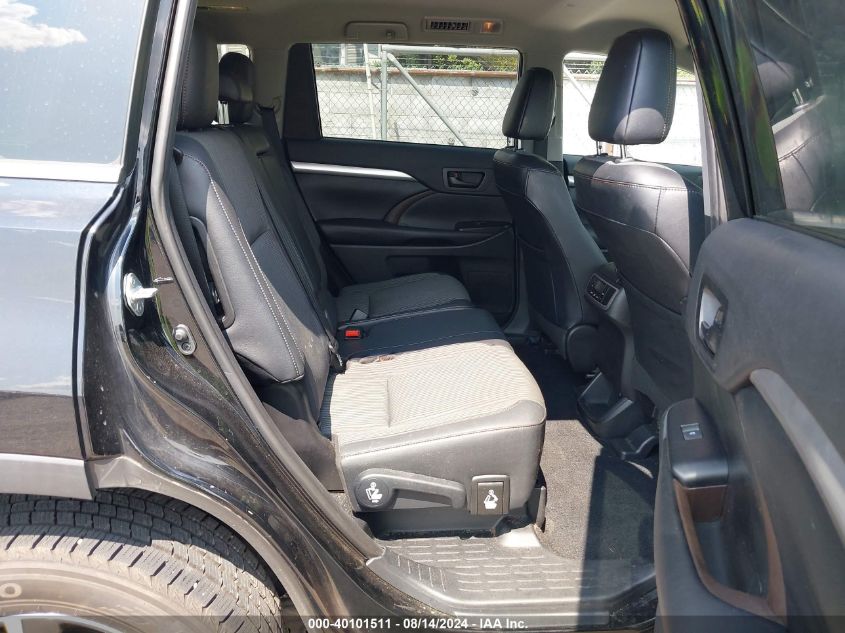 2019 Toyota Highlander Le Plus VIN: 5TDZZRFH4KS342632 Lot: 40101511