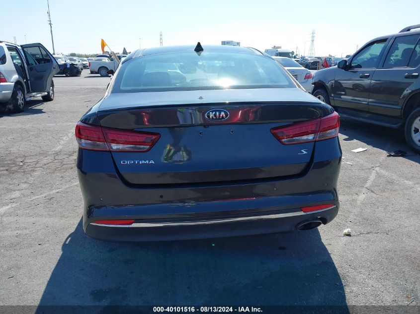 2018 Kia Optima S VIN: 5XXGT4L39JG245396 Lot: 40101516