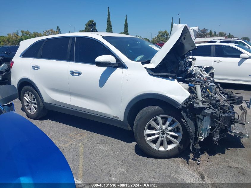 2019 Kia Sorento 3.3L Lx VIN: 5XYPGDA54KG485929 Lot: 40101518