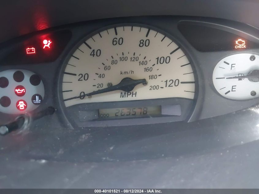 2000 Toyota Echo VIN: JTDBT1237Y0094144 Lot: 40101521