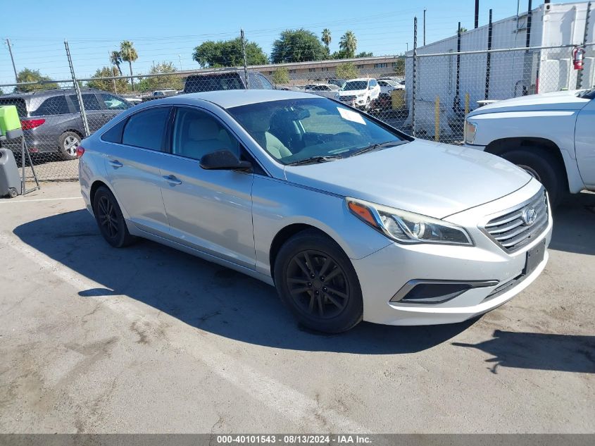 2016 Hyundai Sonata Se VIN: 5NPE24AFXGH265225 Lot: 40101543