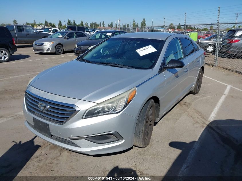 2016 Hyundai Sonata Se VIN: 5NPE24AFXGH265225 Lot: 40101543