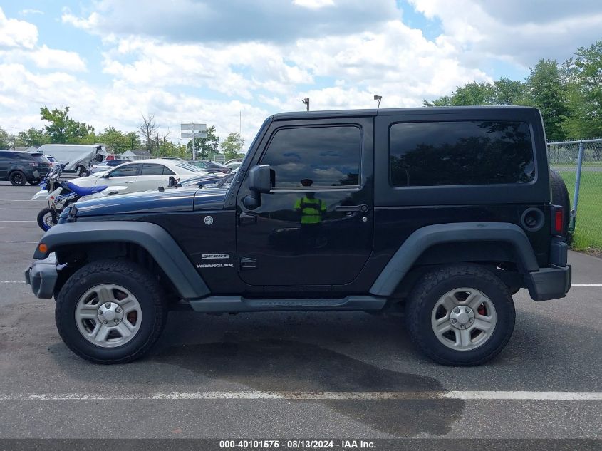 2016 Jeep Wrangler Sport VIN: 1C4AJWAG8GL104700 Lot: 40101575