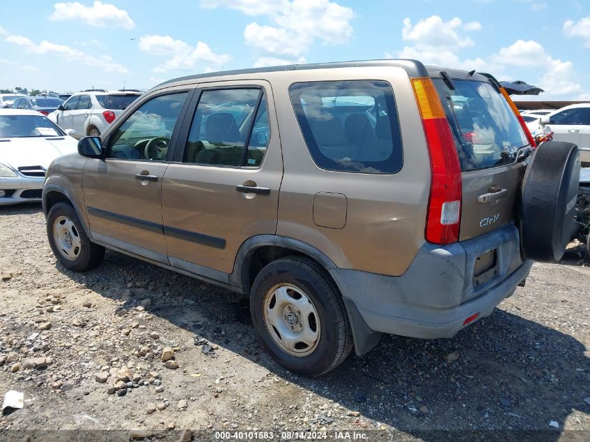 2004 Honda Cr-V Lx VIN: SHSRD68524U204491 Lot: 40101583