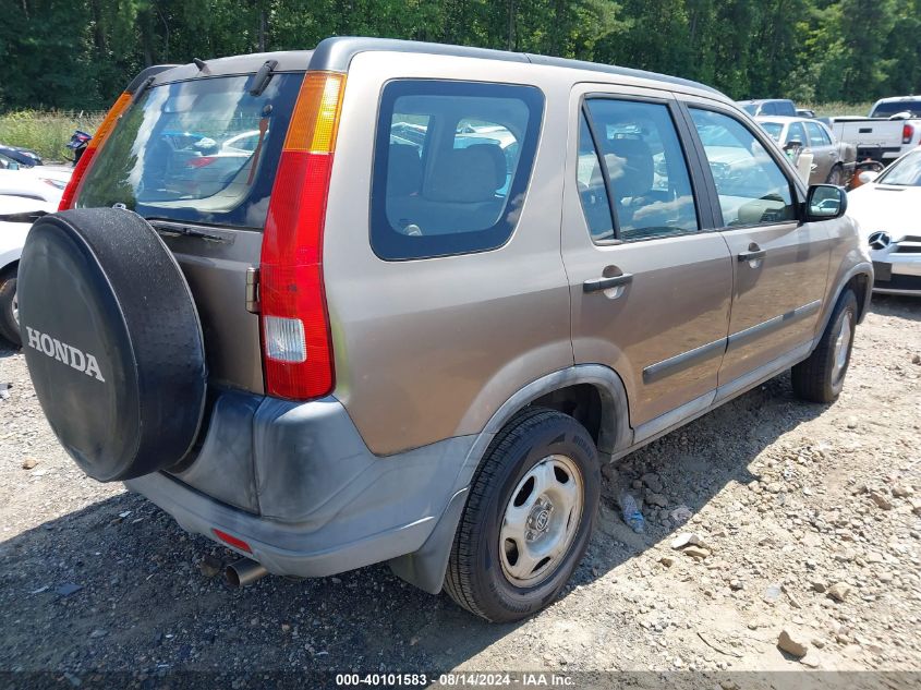 2004 Honda Cr-V Lx VIN: SHSRD68524U204491 Lot: 40101583