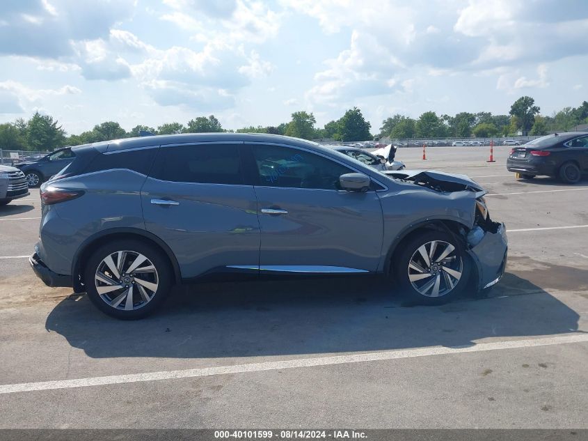 2021 Nissan Murano Sl Intelligent Awd VIN: 5N1AZ2CS8MC105002 Lot: 40101599