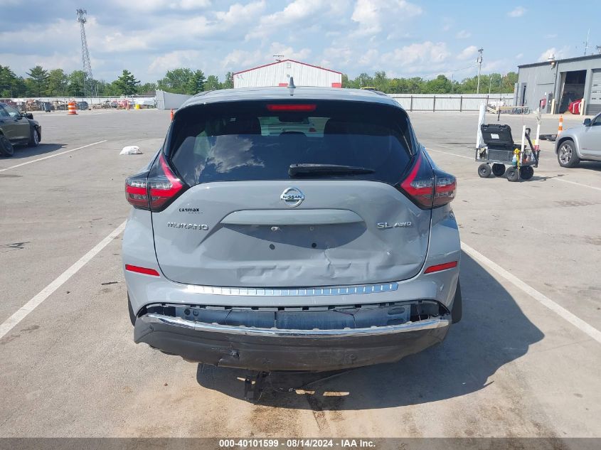 2021 Nissan Murano Sl Intelligent Awd VIN: 5N1AZ2CS8MC105002 Lot: 40101599