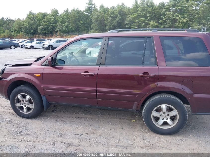 2008 Honda Pilot Ex-L VIN: 5FNYF18698B004013 Lot: 40101600