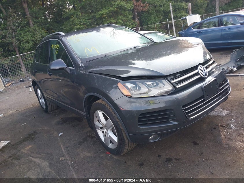 2014 VOLKSWAGEN TOUAREG 3.6L LUX - WVGEF9BP7ED003766