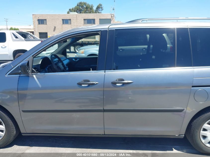 2009 Honda Odyssey Lx VIN: 5FNRL38209B036114 Lot: 40101660