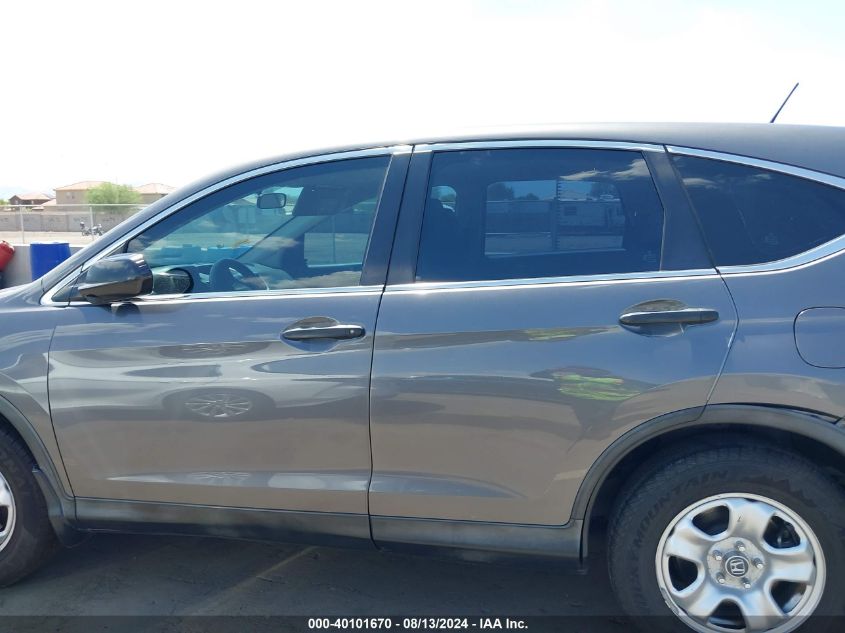 2014 Honda Cr-V Lx VIN: 2HKRM3H33EH526127 Lot: 40101670