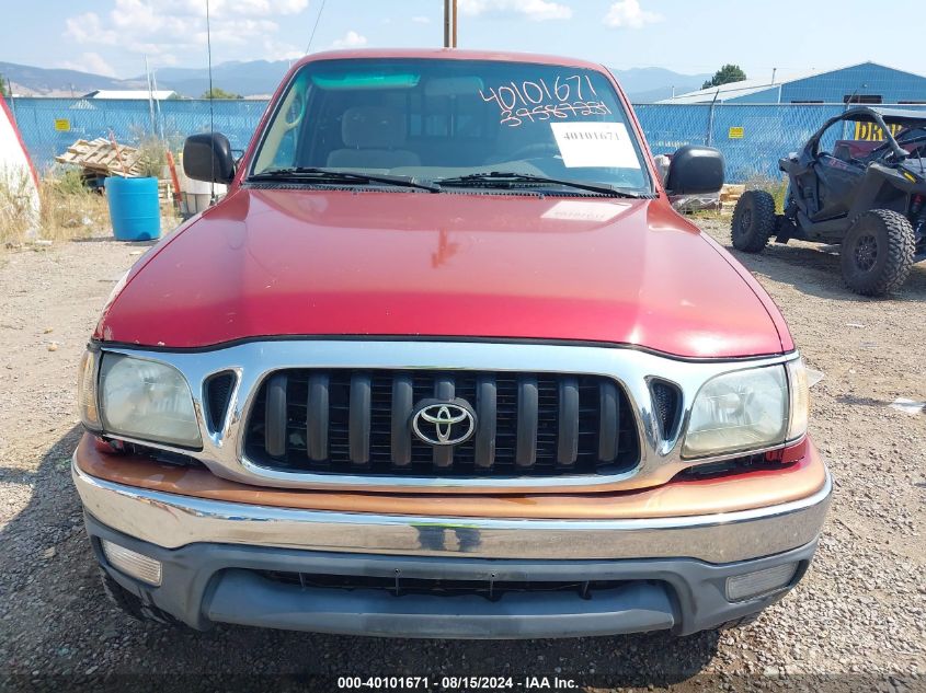 2002 Toyota Tacoma Base V6 VIN: 5TEWN72N72Z048059 Lot: 40101671