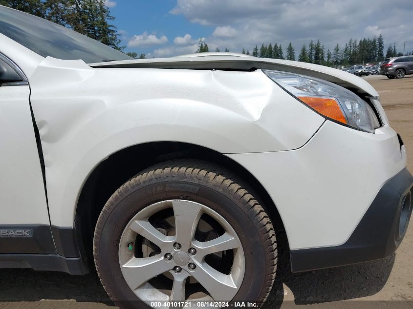 2014 Subaru Outback 2.5I Premium VIN: 4S4BRBCC9E3238446 Lot: 40101721