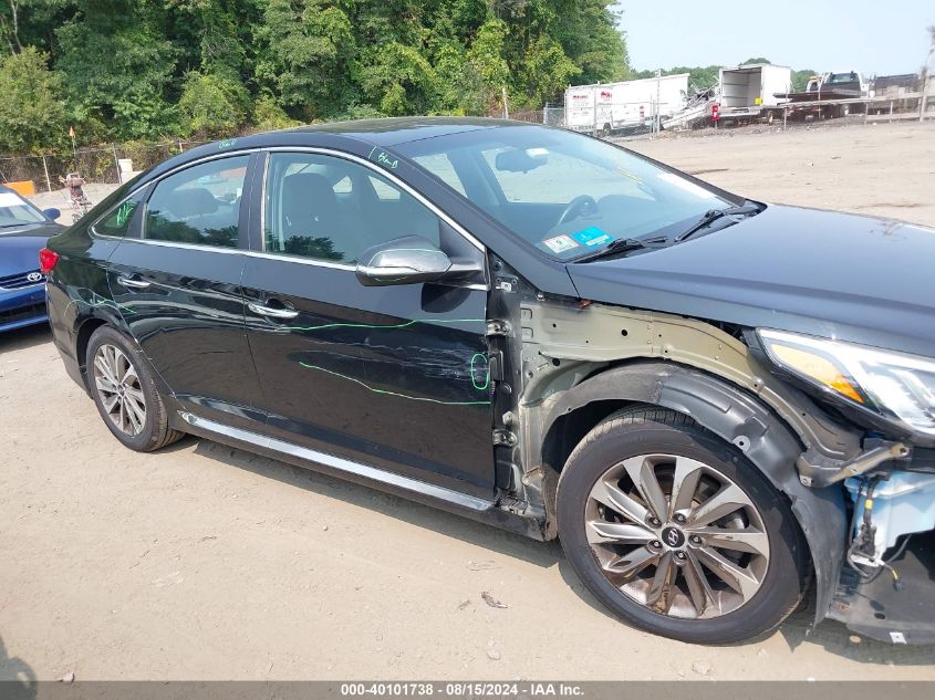 2017 Hyundai Sonata Sport VIN: 5NPE34AF2HH498921 Lot: 40101738