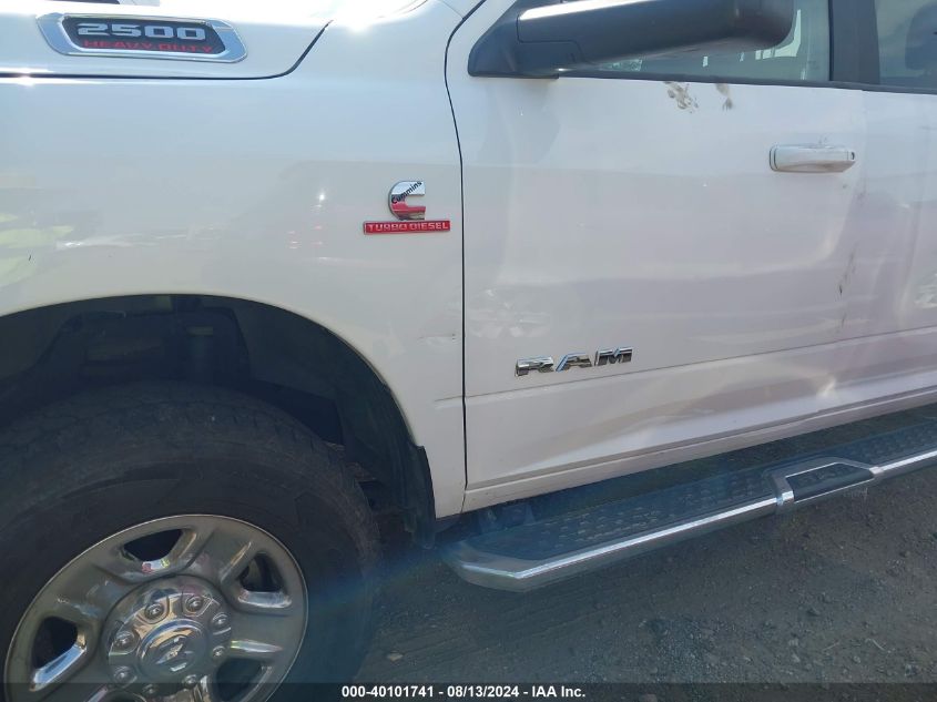 2022 Ram 2500 Big Horn 4X4 8' Box VIN: 3C6UR5JL8NG239271 Lot: 40101741