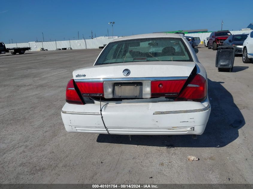 2001 Mercury Grand Marquis Ls VIN: 2MEFM75W31X679395 Lot: 40101754