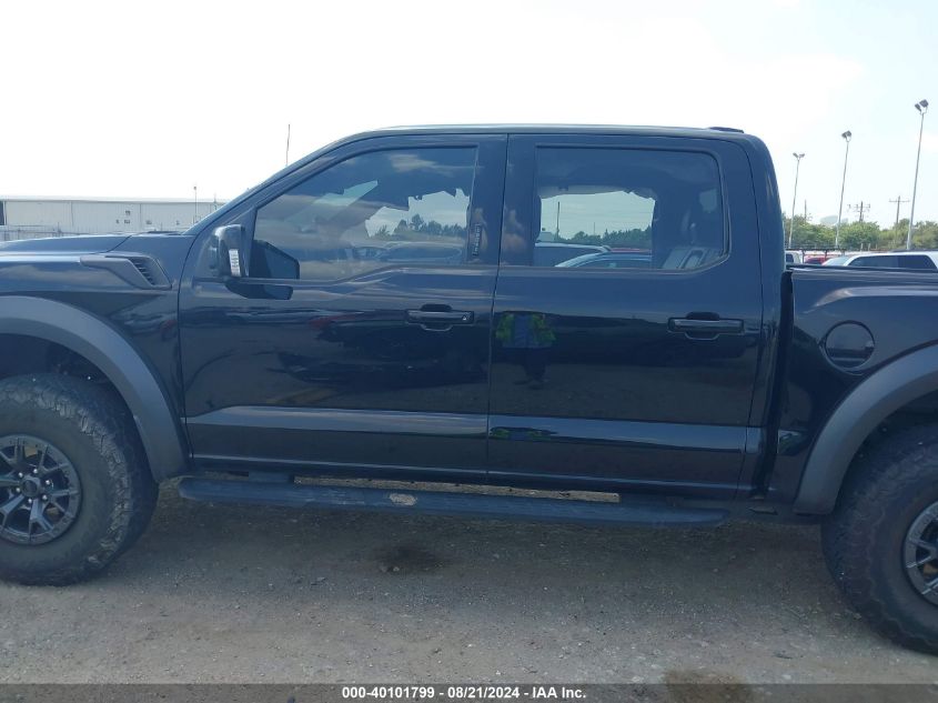 2022 Ford F-150 Raptor VIN: 1FTFW1RG1NFA96563 Lot: 40101799